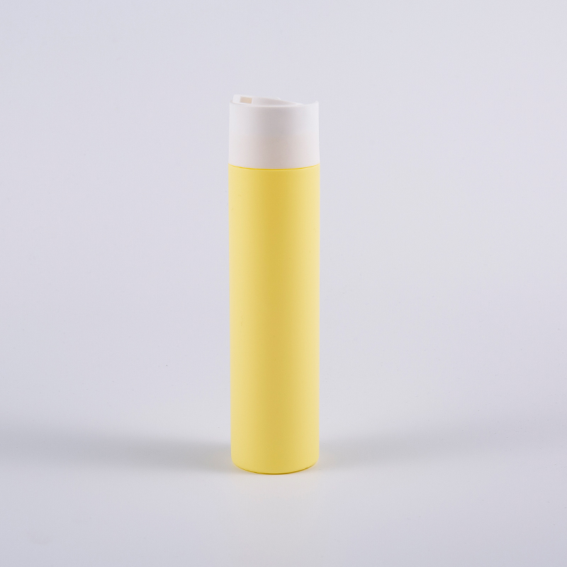 Viacfarebná čistiaca fľaša Soft Touch okrúhleho tvaru 250 ml s uzáverom na disk