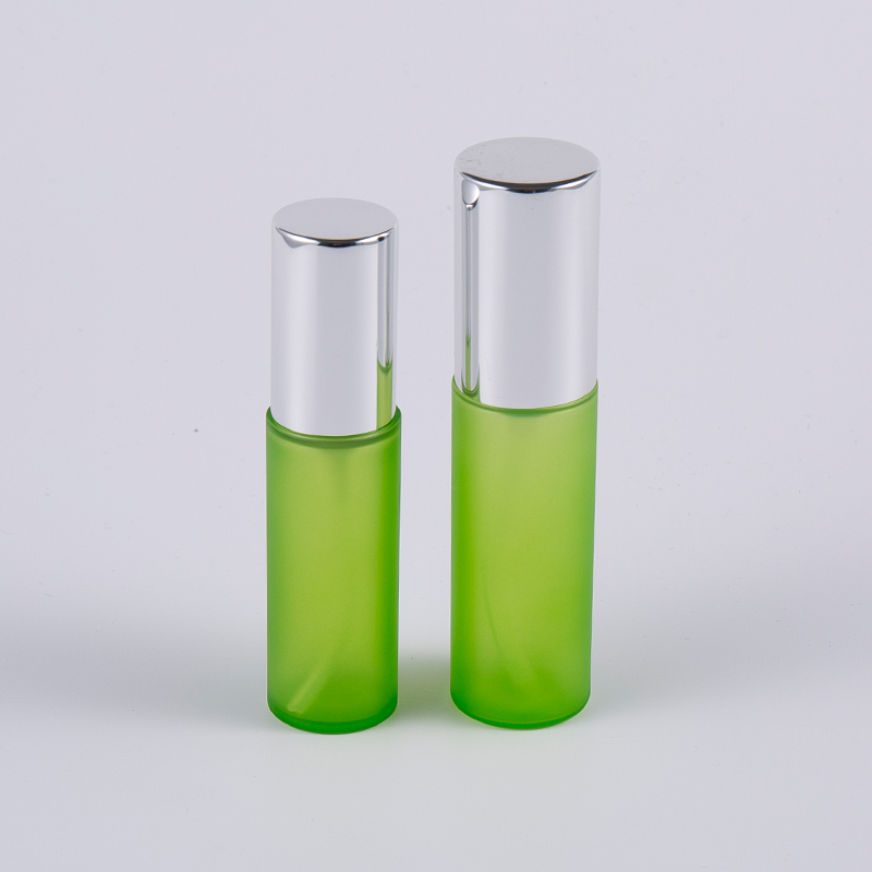 Green frost 20ml 30ml PET PETG okrúhla hrubostenná fľaštička na mlieko s pumpičkou
