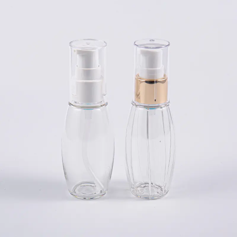 Na cestovanie použite 50 ml PETG fľaštičku v tvare gule s pumpičkou