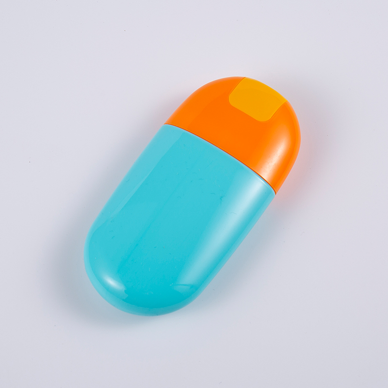 Pevná modrá farba 30 ml 50 ml EVOH viacvrstvová fľaša na opaľovanie so skrutkovacím uzáverom