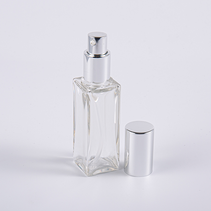 30 ml PETG štvorcová fľaša na pleťové mlieko na cesty 