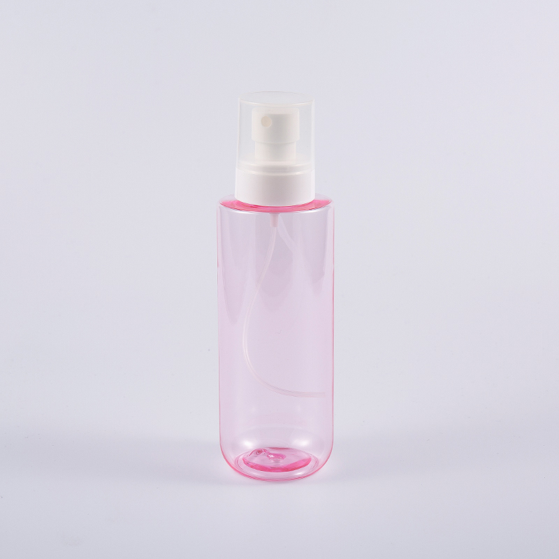 300 ml priehľadné ružové fľaštičky s tonerom na tvár