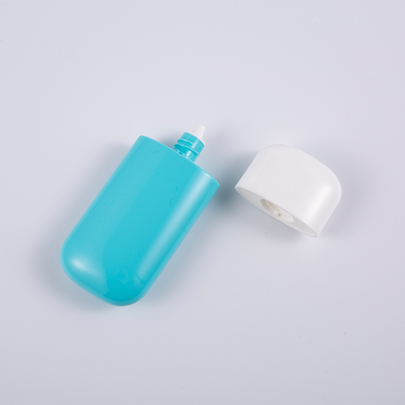 30 ml a 50 ml modrá PE fľaša na opaľovanie s UV ochranou 30 ml a 50 ml modrá PE fľaša na opaľovanie s UV ochranou