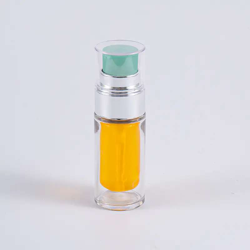 Priehľadná PETG fľaša s viacvrstvovým kompozitným vnútorným vreckom 30 ml 50 ml vákuová fľaša s pumpičkou Priehľadná PETG fľaša s viacvrstvovým kompozitným vnútorným vreckom 30 ml 50 ml vákuová fľaša s pumpičkou