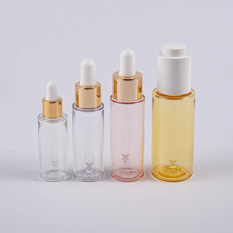 Cestovné použitie 10 ml 20 ml 30 ml 50 ml tenká PETG fľaštička na mlieko s pumpičkou