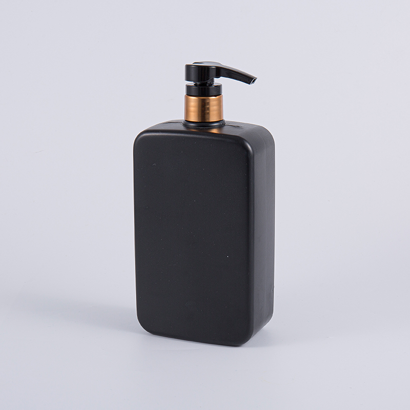 Pevná čierna farba Square 1000 ml PE šampón na čistenie fľaštičky s pumpičkou